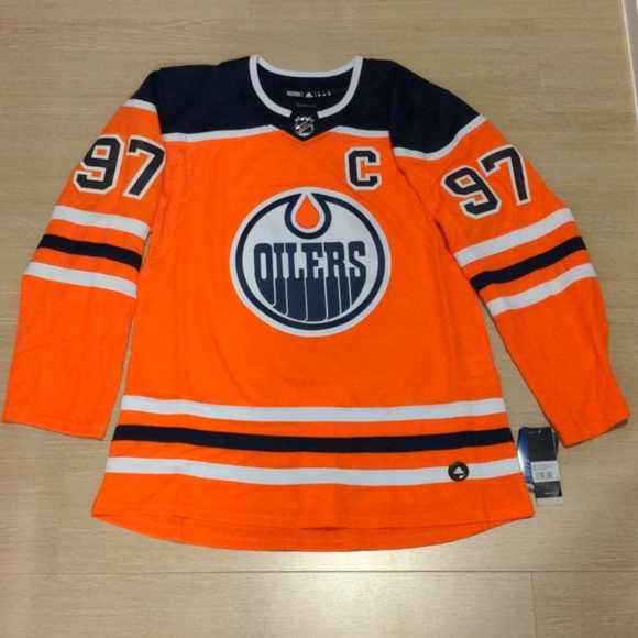 adidas Other - Authentic Adidas Oilers McDavid Jersey 52 L Large